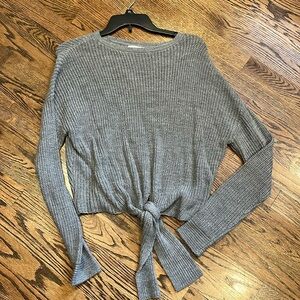 Universal Thread Long Sleeve Front Tie Sweater